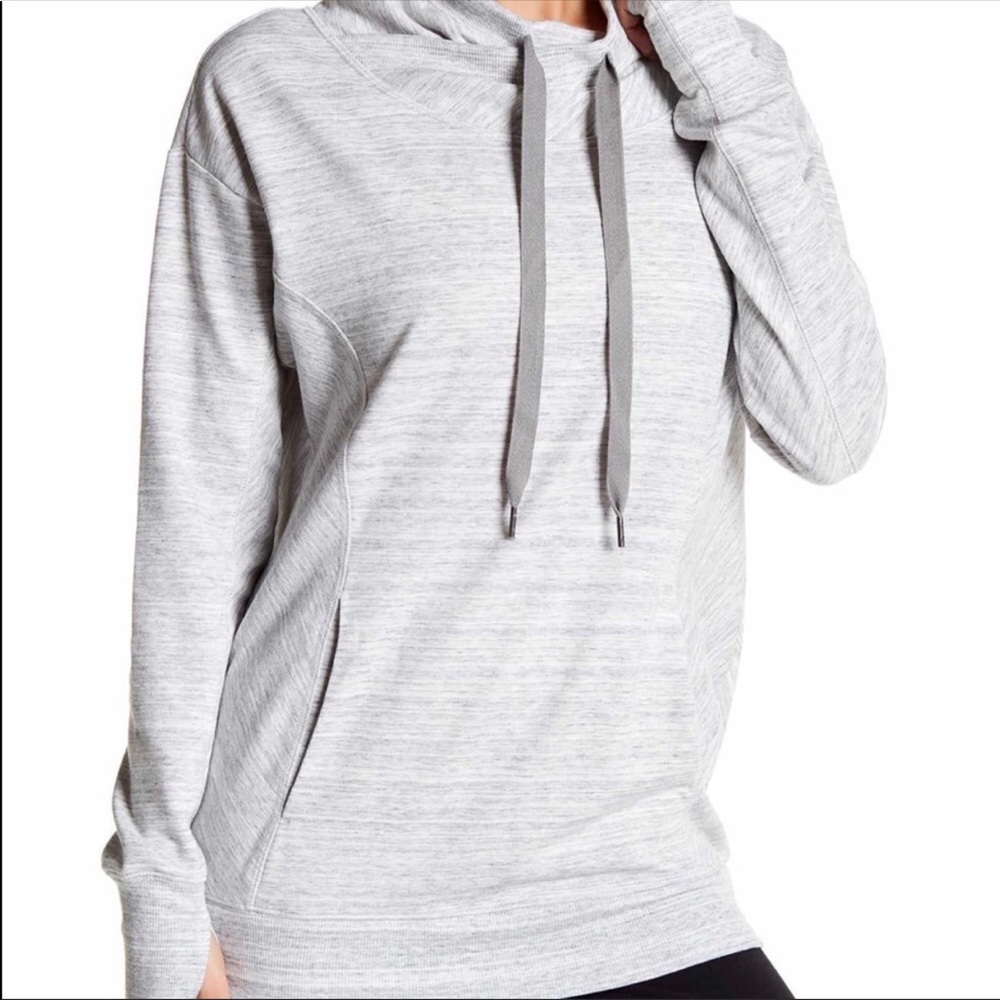 Zella Lavender Wilderness Cowl Neck Sweatshirt/M